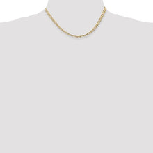 Load image into Gallery viewer, Concave Open Figaro Chain in 14k Gold

